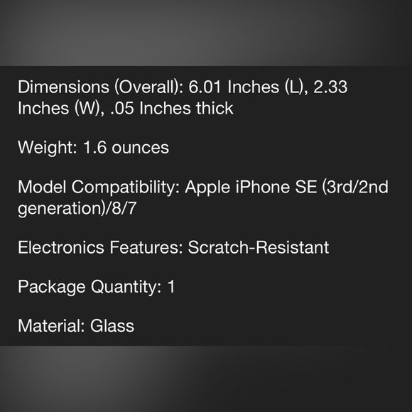 NEW IPhone SE, 7/8 ShieldView Glass Screen Protector - Picture 8 of 8